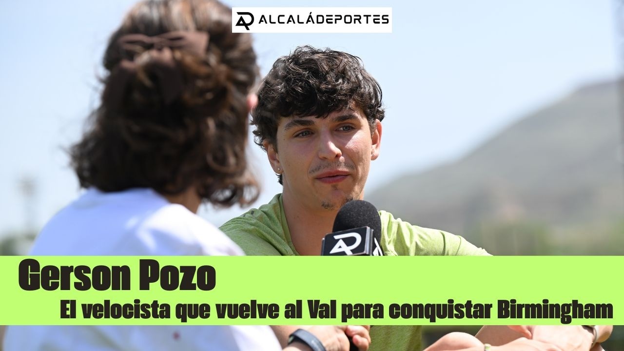 Gerson Pozo, el velocista de Alcalá que sueña con Birmingham 2026