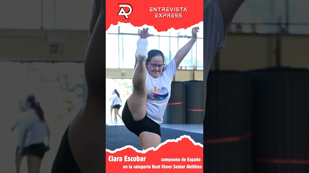 Clara Escolar, campeona de España en la categoría Best Cheer Senior Abilities